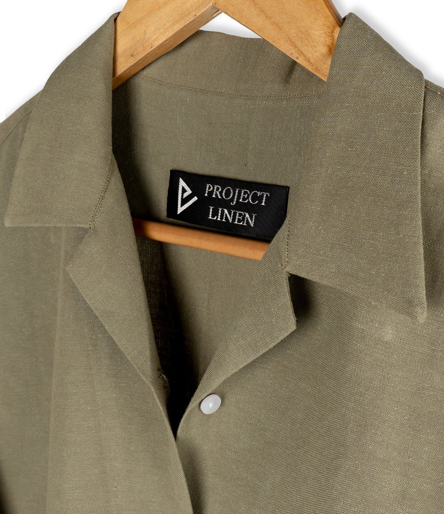 Green Cuban Linen Shirt