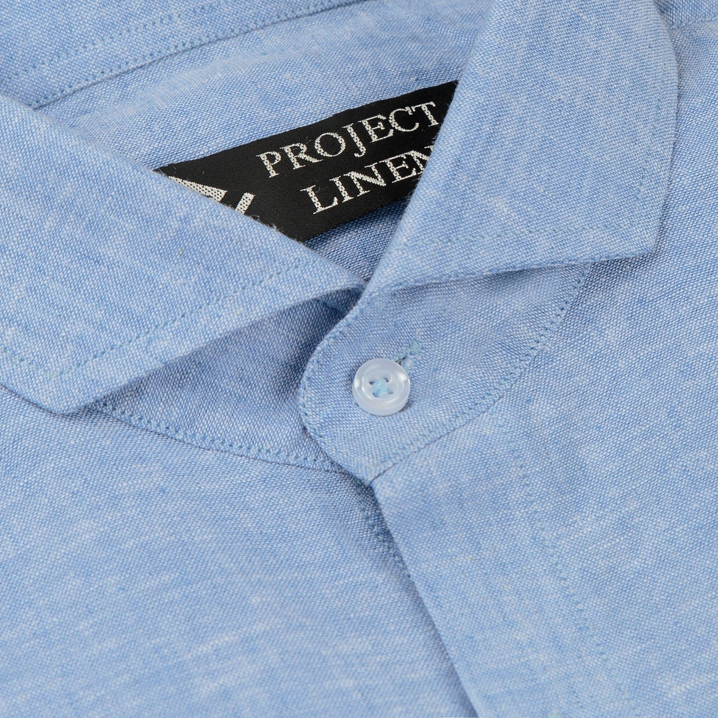 Ice Blue Linen Shirt - Her's