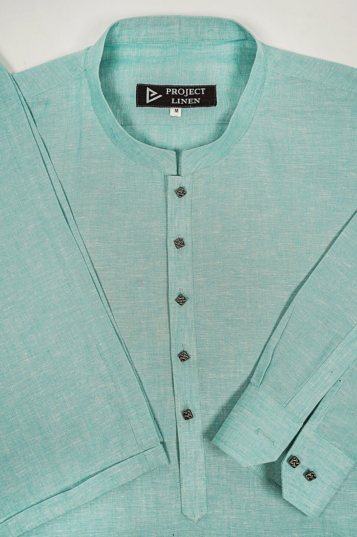 Mint Green Linen Kurta Trouser