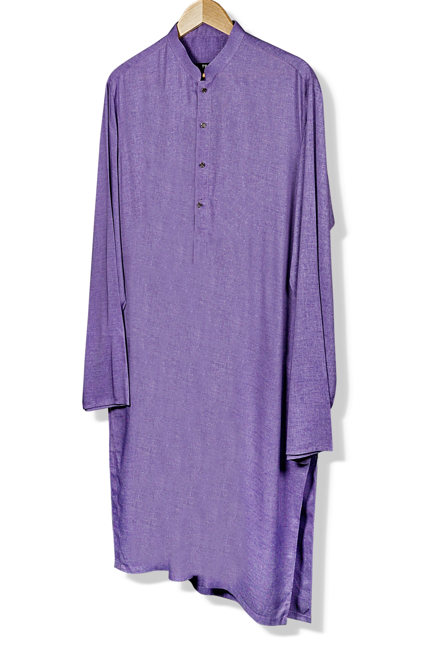 Purple Linen Kurta