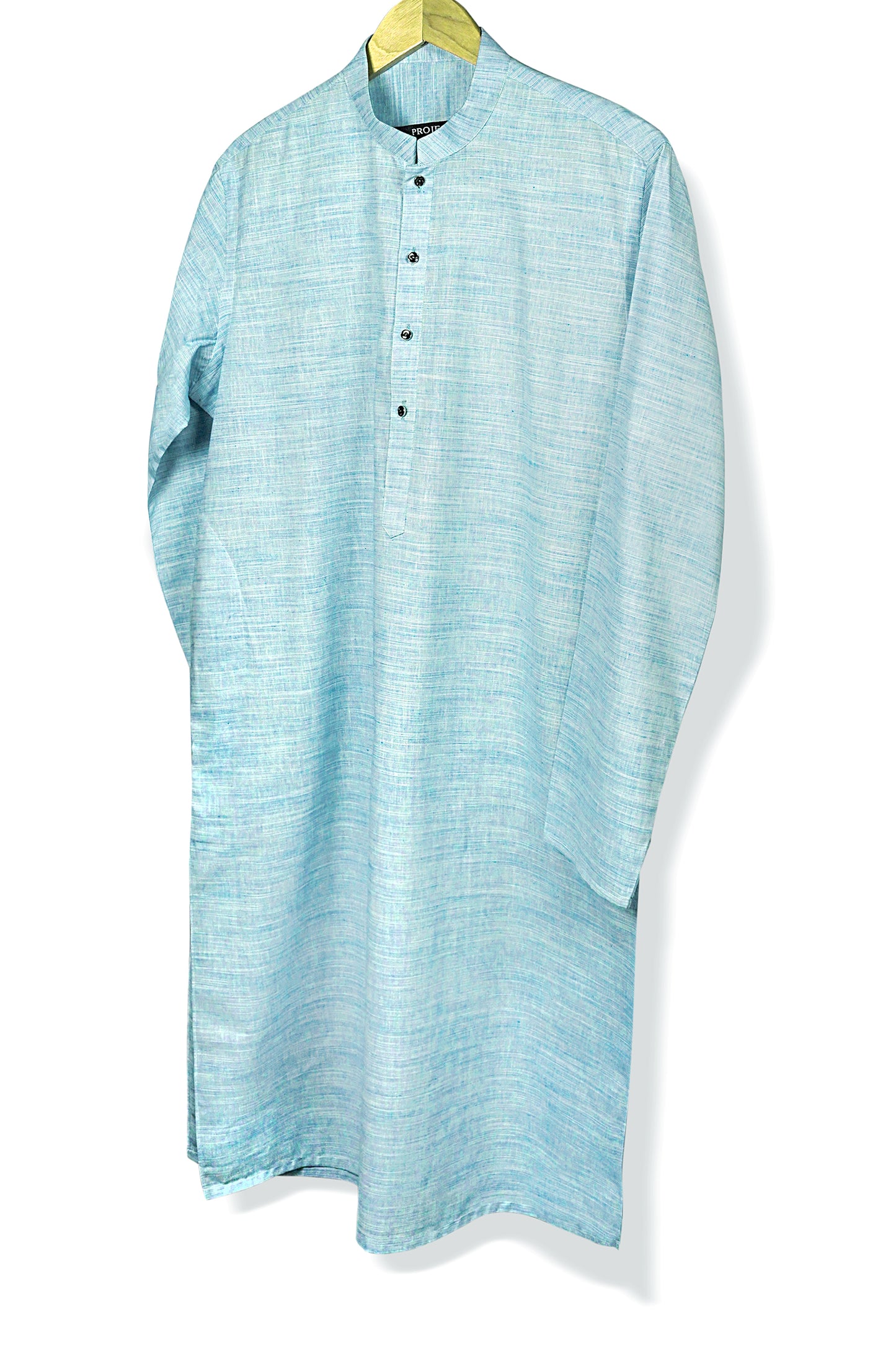 Texture Green Linen Kurta