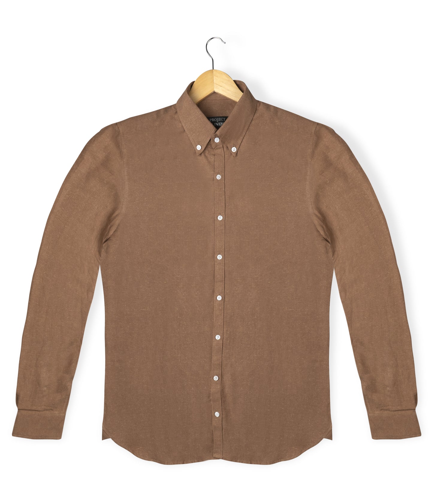 Copper Button Down Linen Shirt