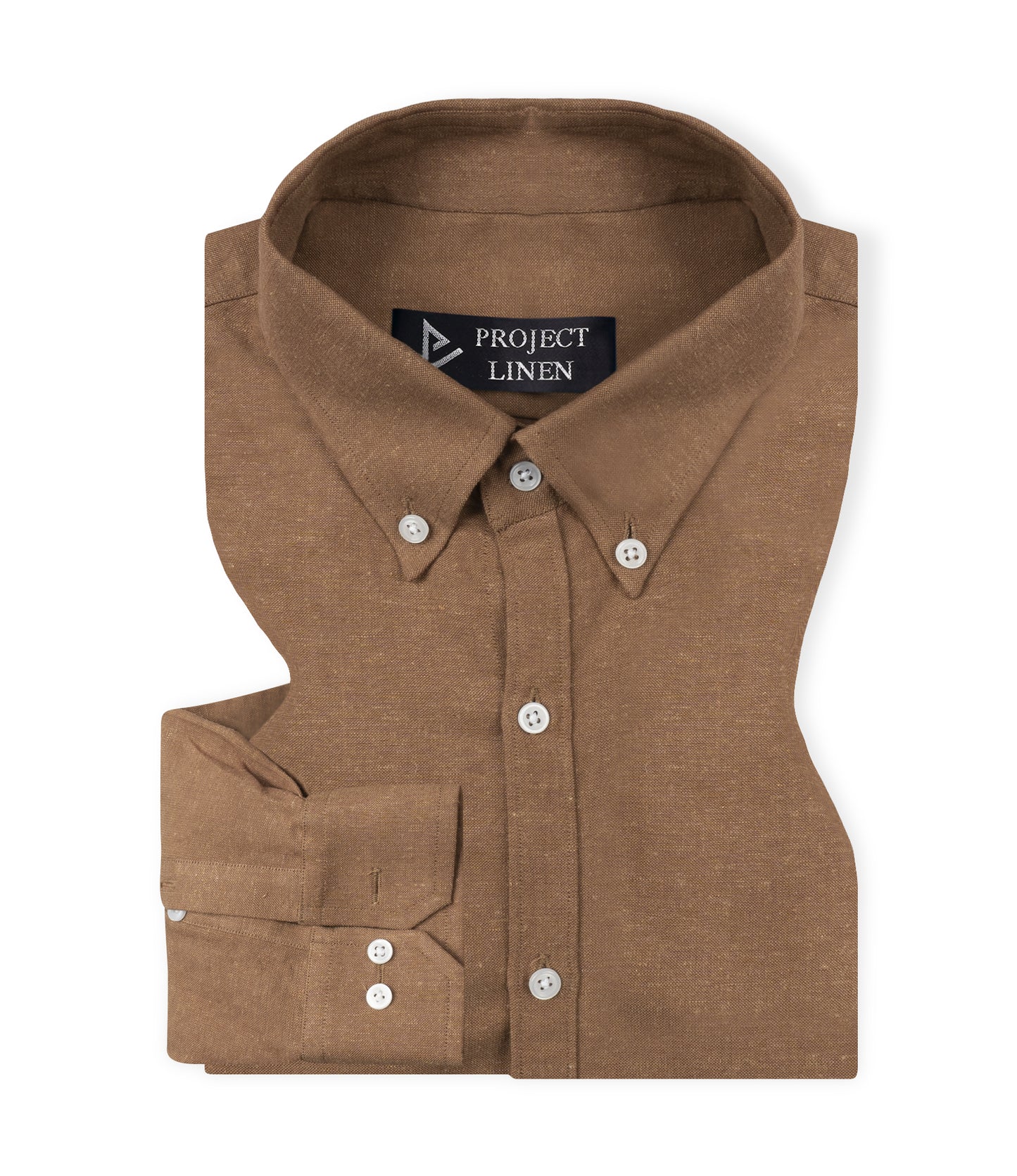Copper Button Down Linen Shirt