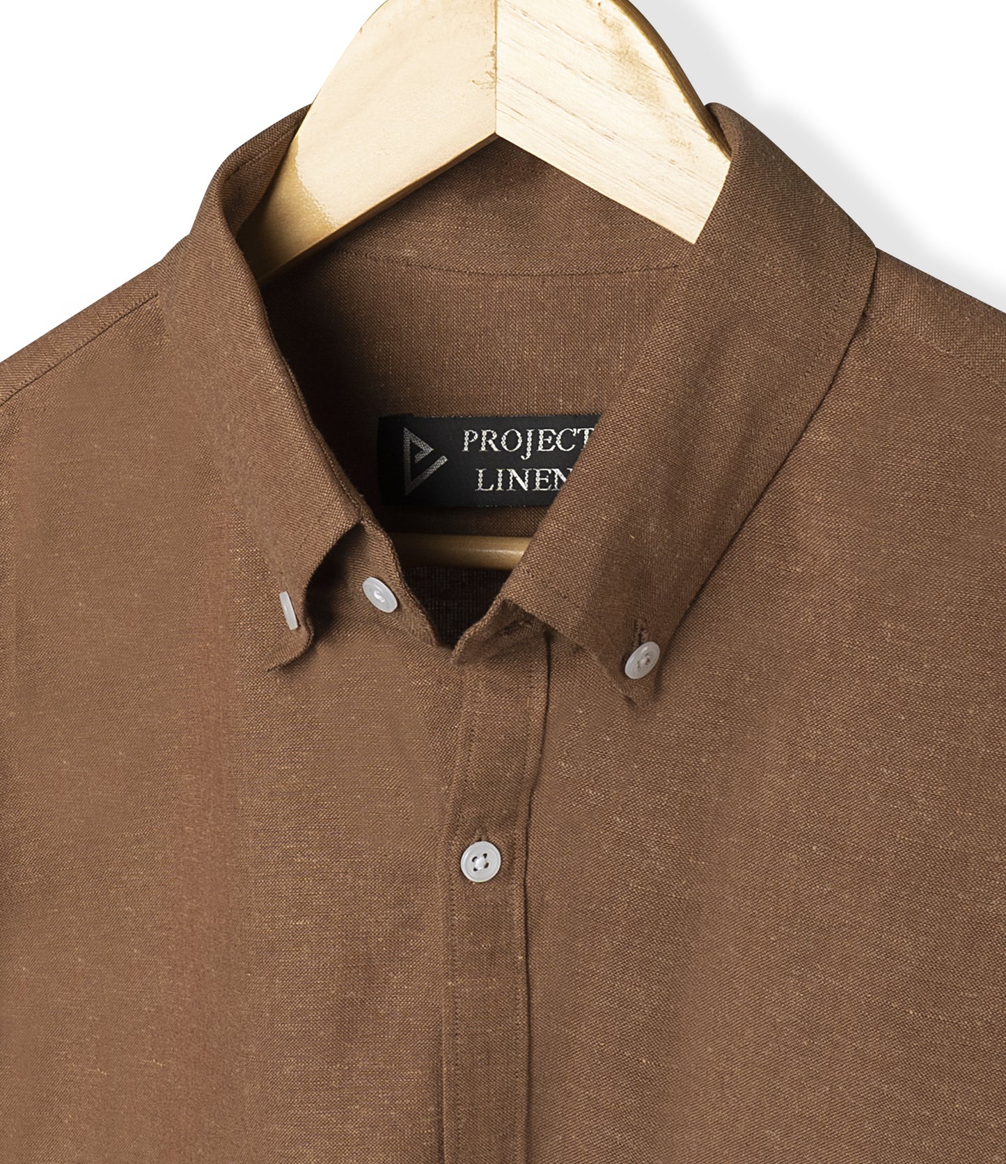 Copper Button Down Linen Shirt