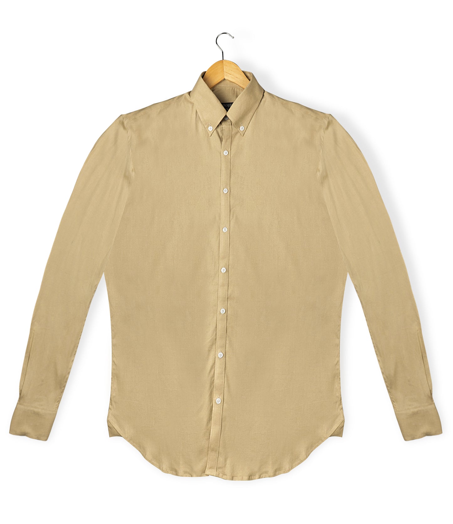 Khaki Button Down Linen Shirt