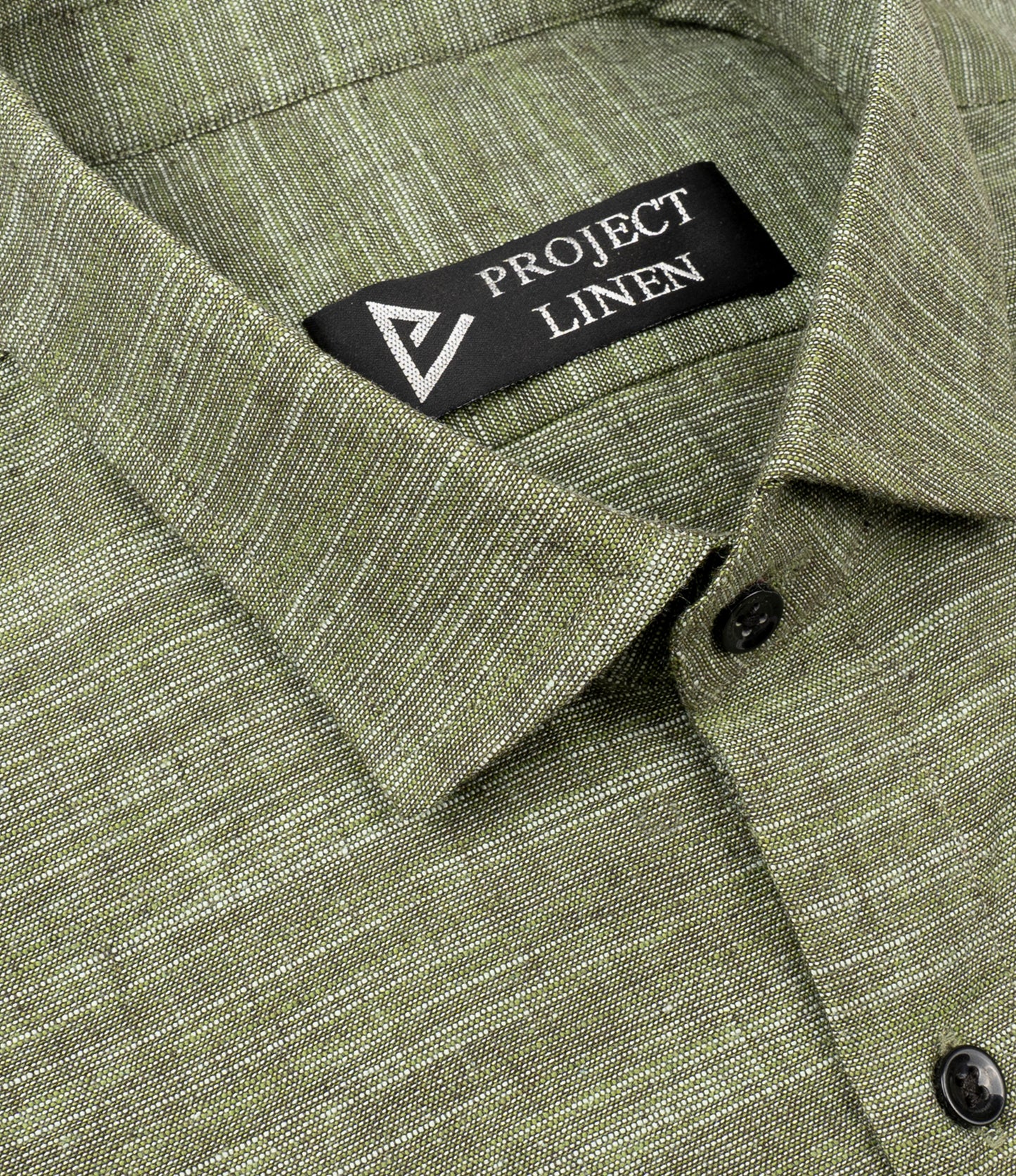 Texture Green Linen Shirt