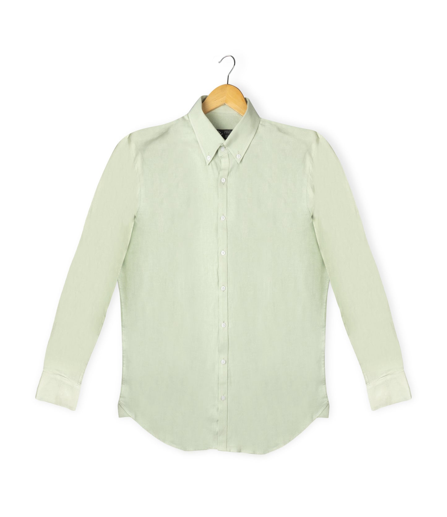 Pastel Green Button Down Linen Shirt