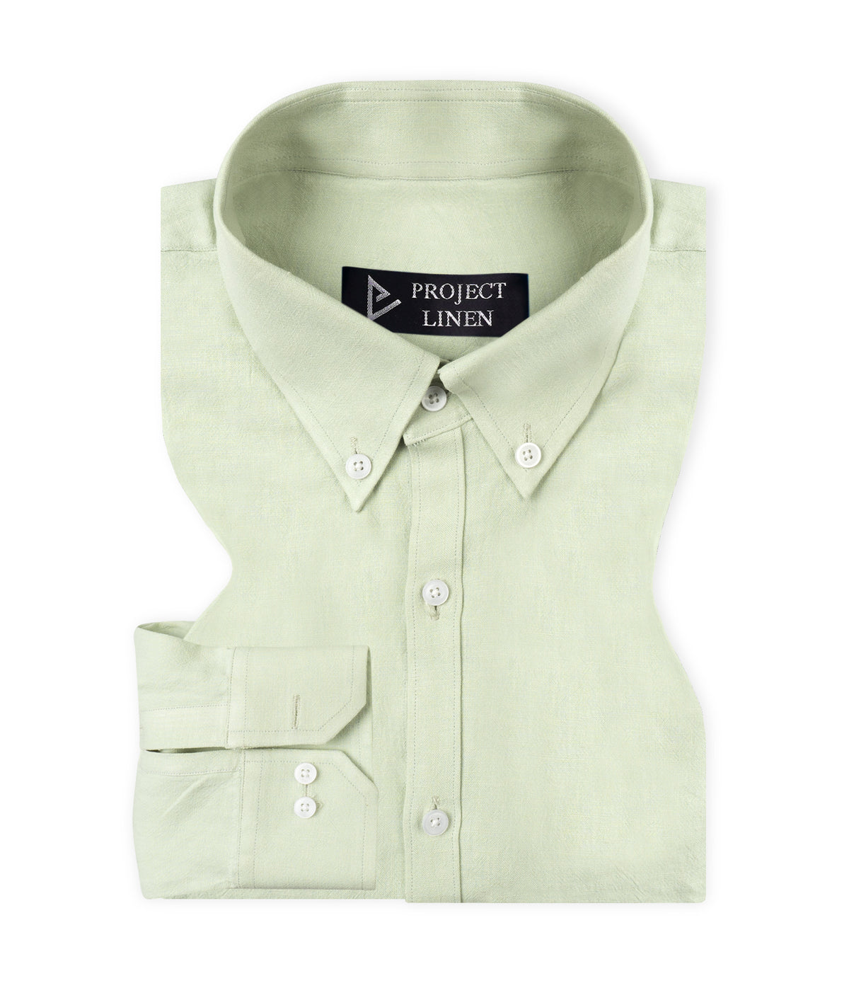 Project Linen Pastel Green Button Down Linen Shirt – Project Linen