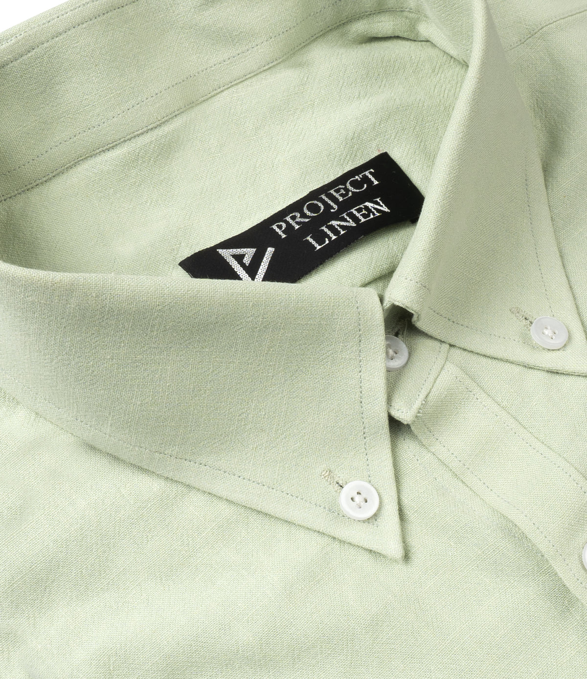 Project Linen Pastel Green Button Down Linen Shirt – Project Linen