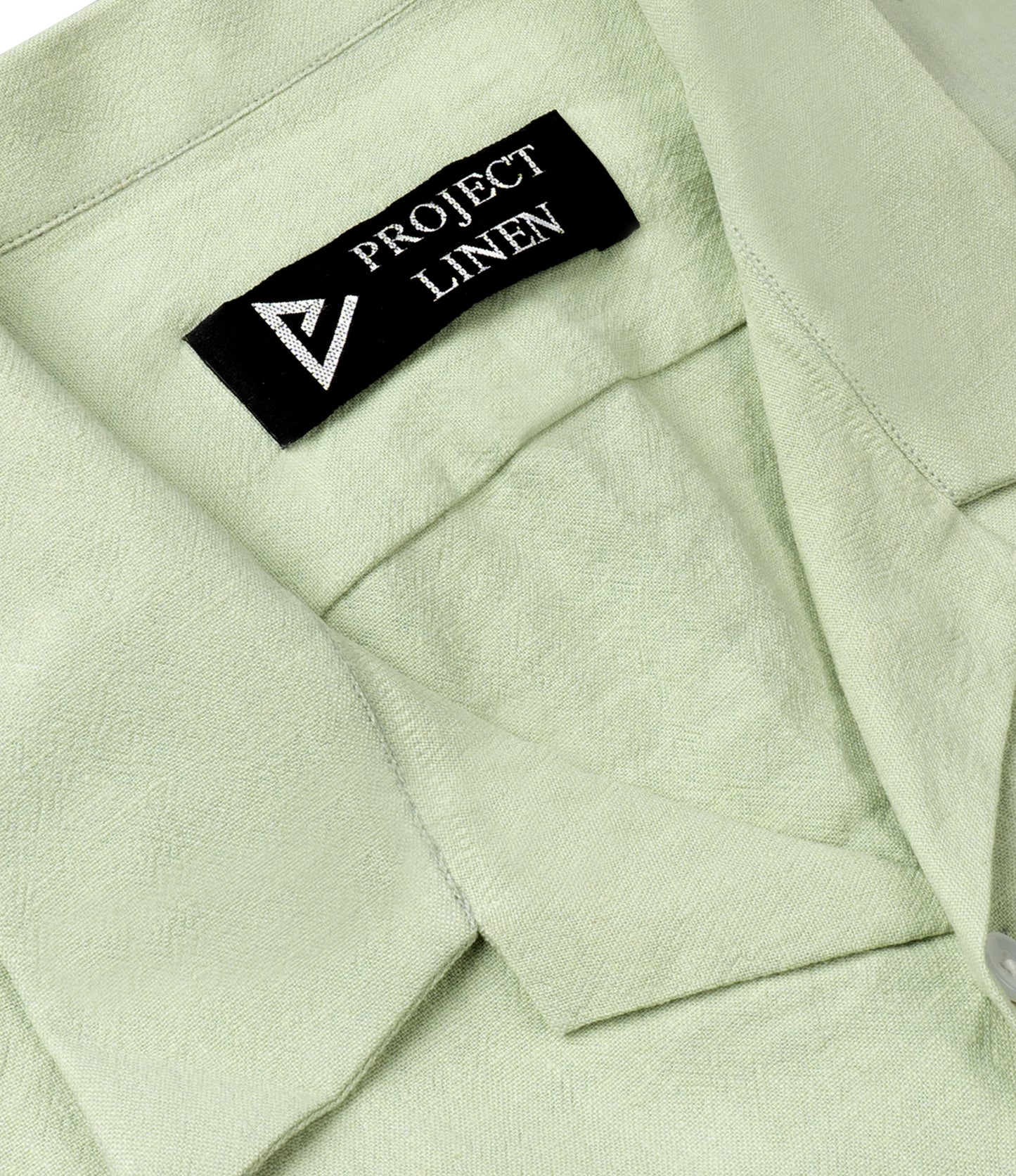 Pastel Green Cuban Linen Shirt - Her's