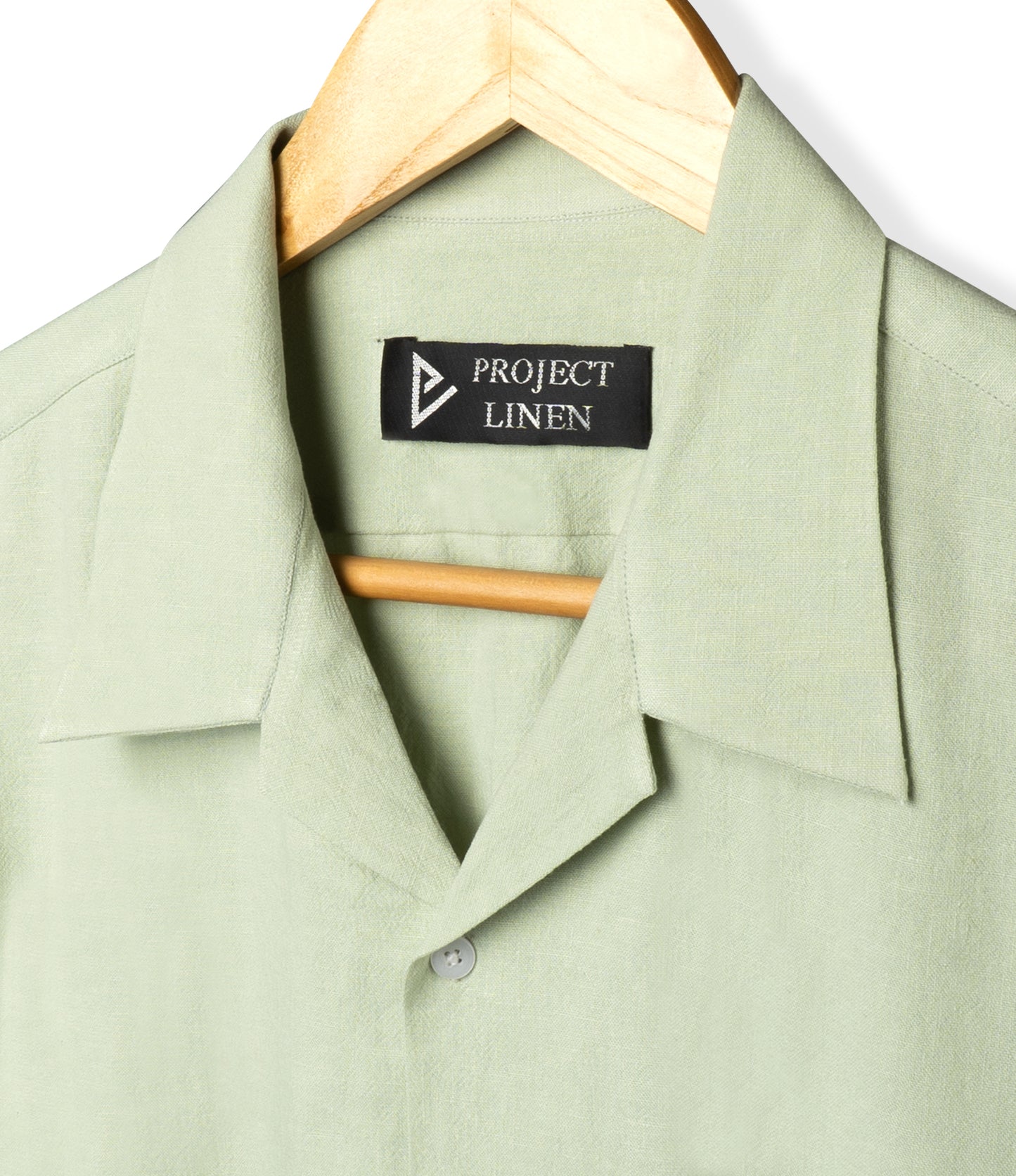 Pastel Green Cuban Linen Shirt - Her's