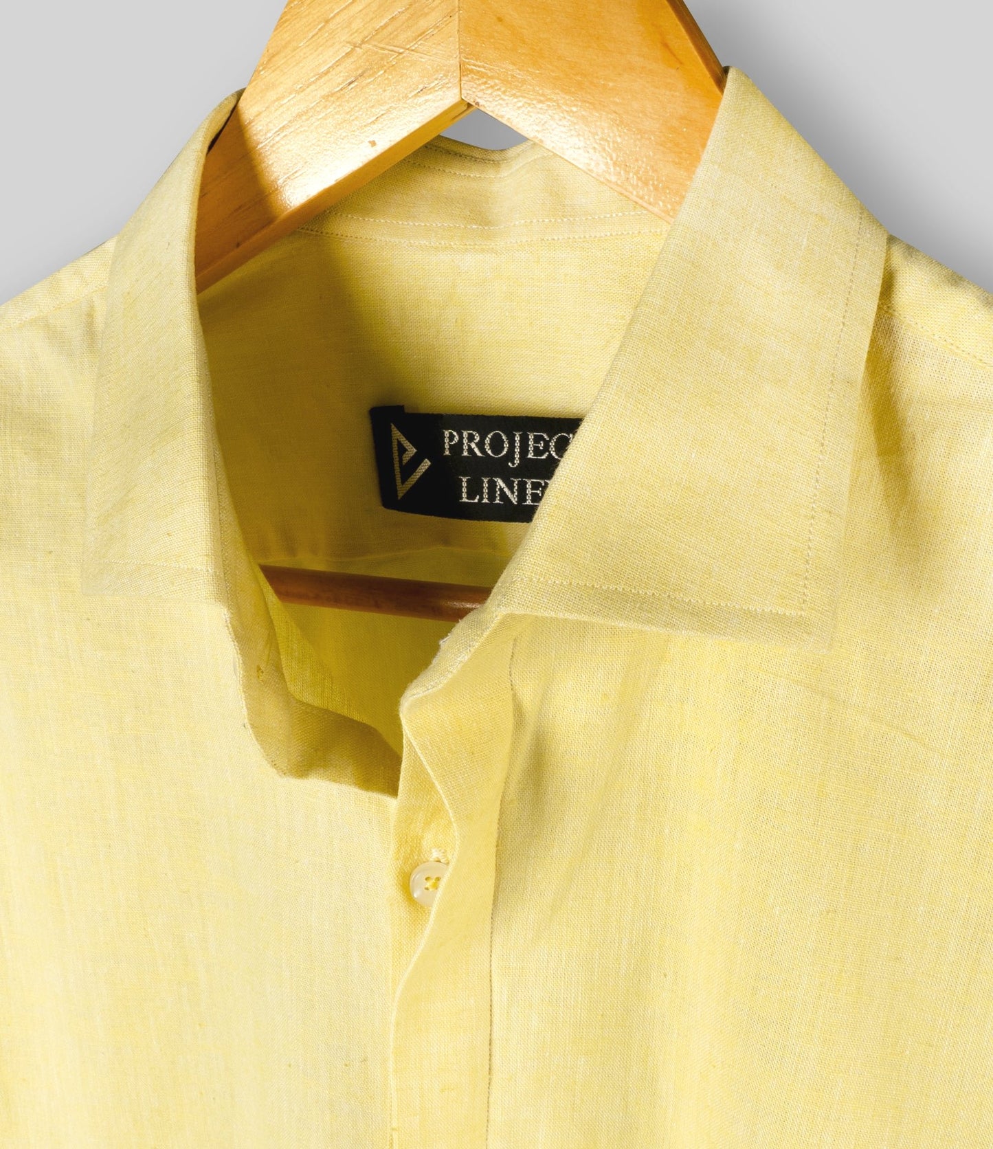 Lime Yellow Linen Shirt