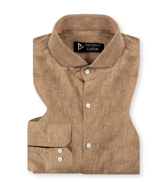 Mustard Linen Shirt