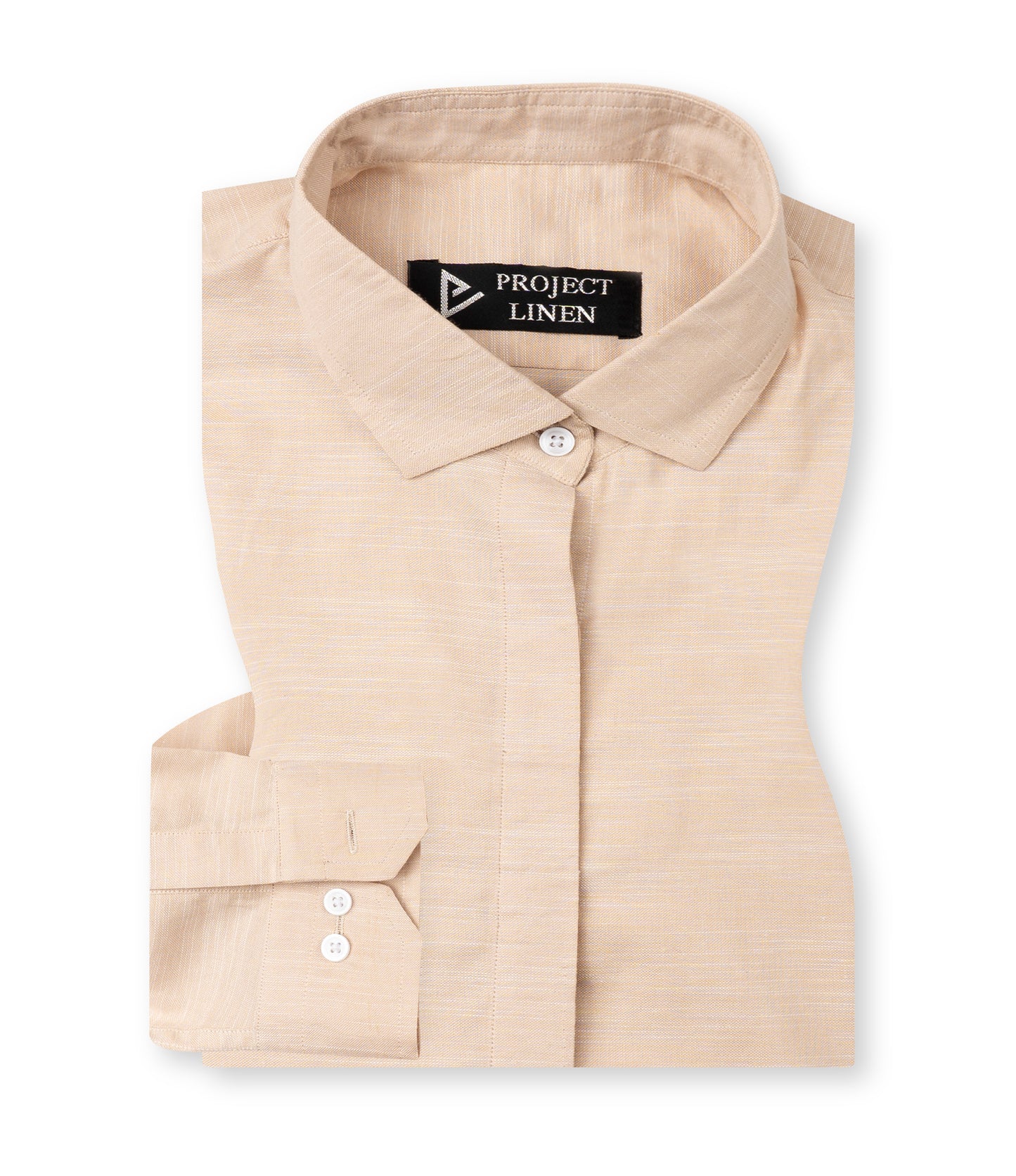 Texture Brown Linen Shirt