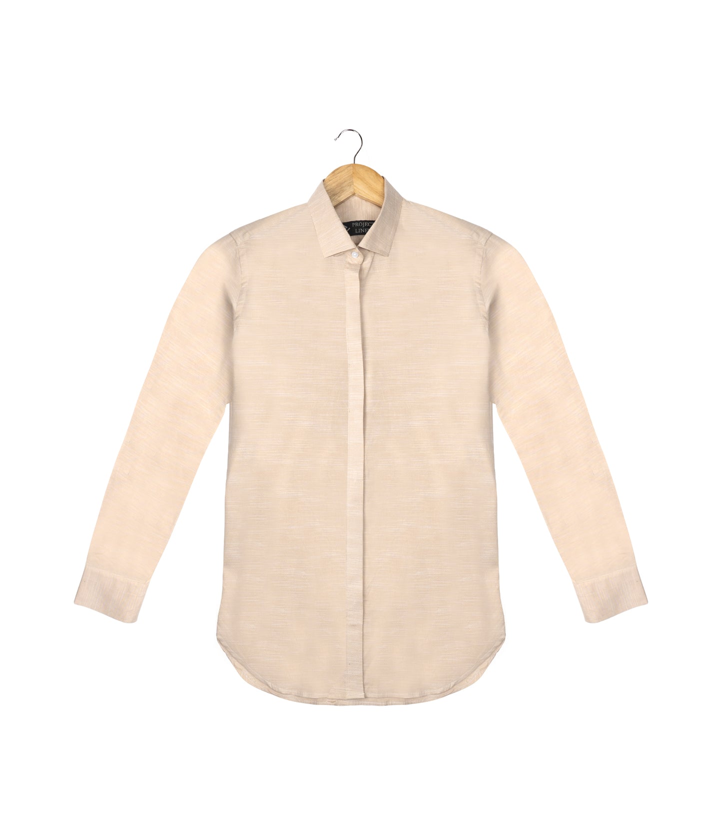 Texture Brown Linen Shirt
