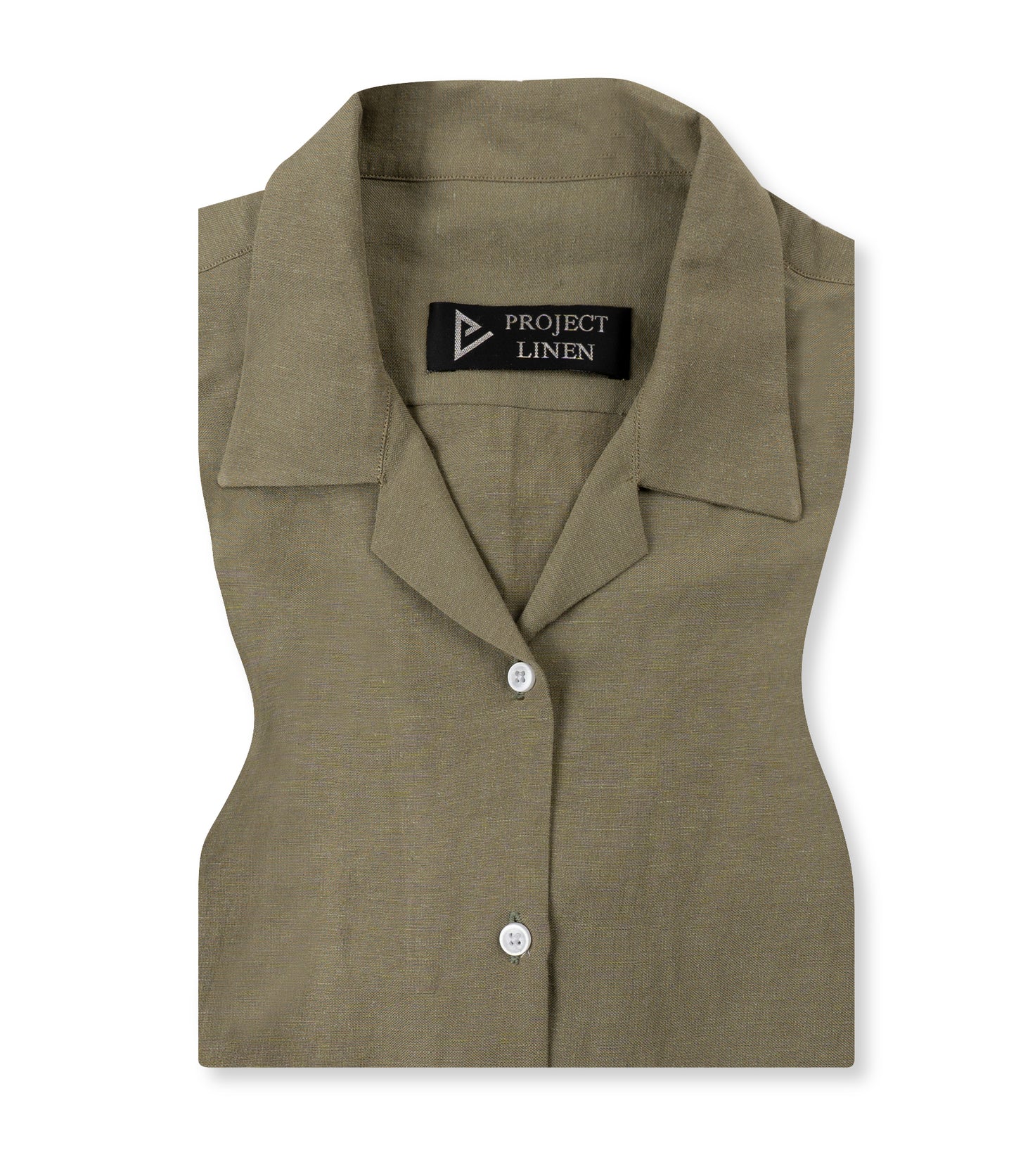 Green Cuban Linen Shirt - Her's