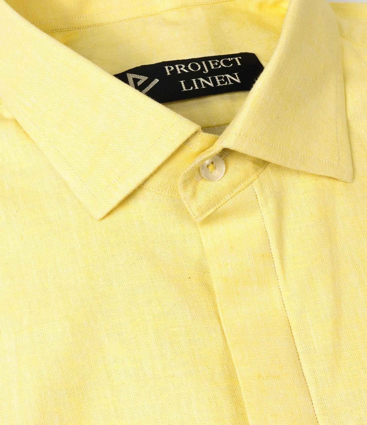 Lime Yellow Linen Shirt - Her's