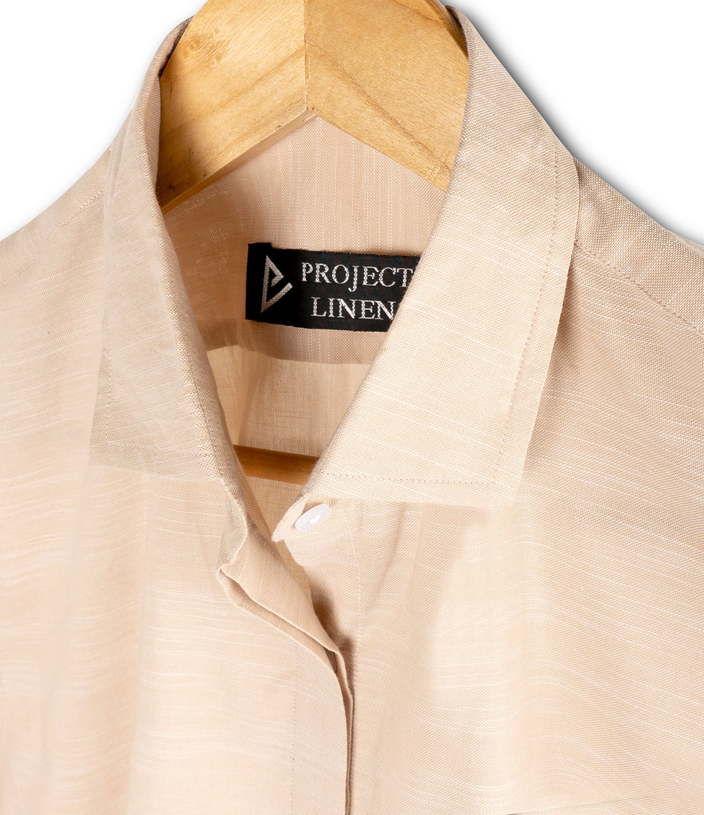 Texture Brown Linen Shirt