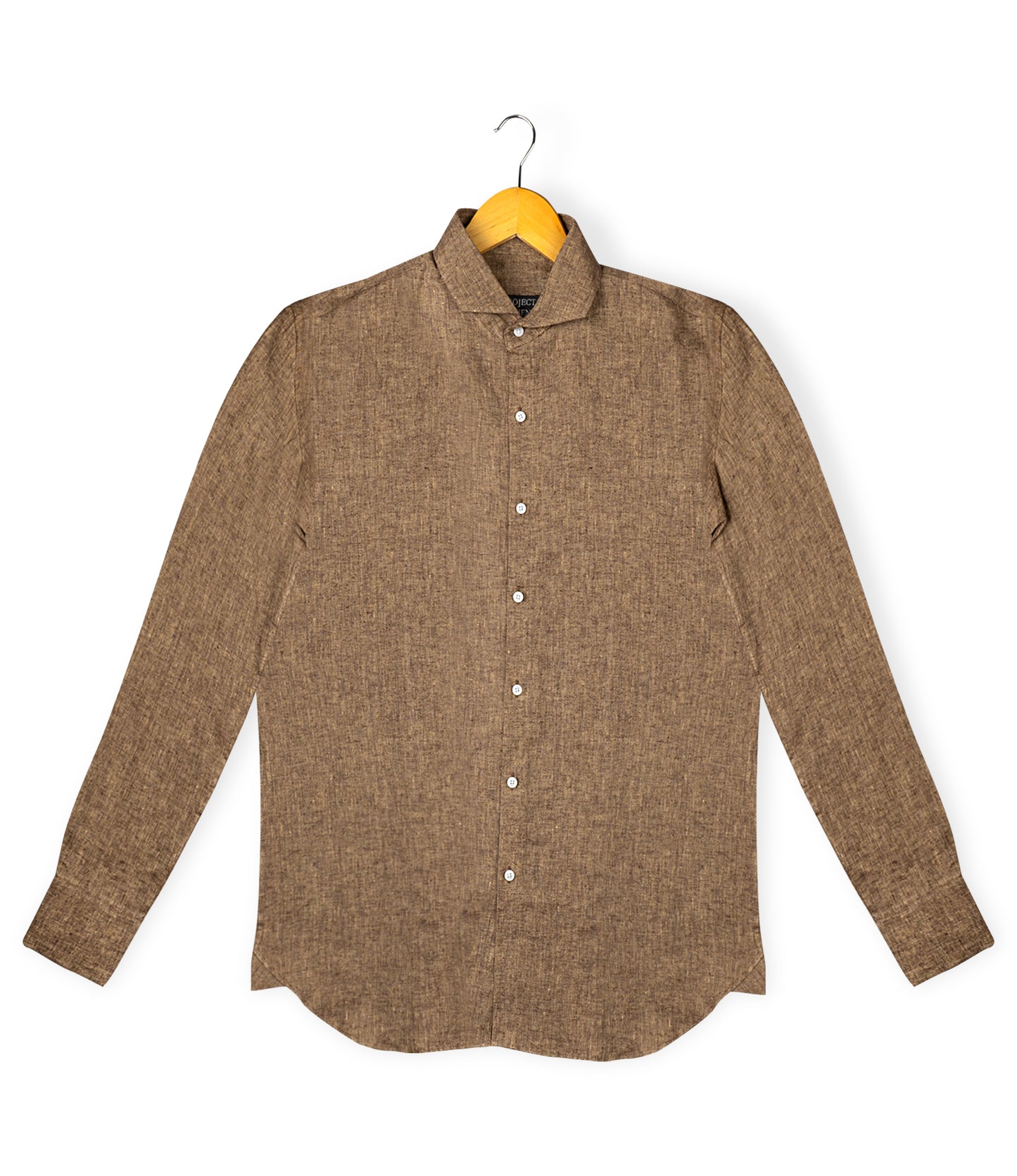 Brown Linen Shirt - Her's