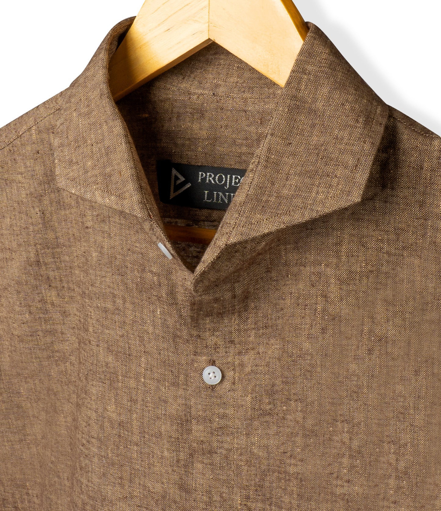 Brown Linen Shirt - Her's