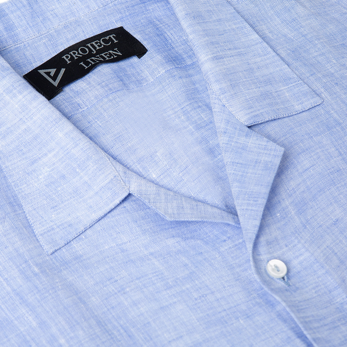 Blue Cuban Linen Shirt - Her's