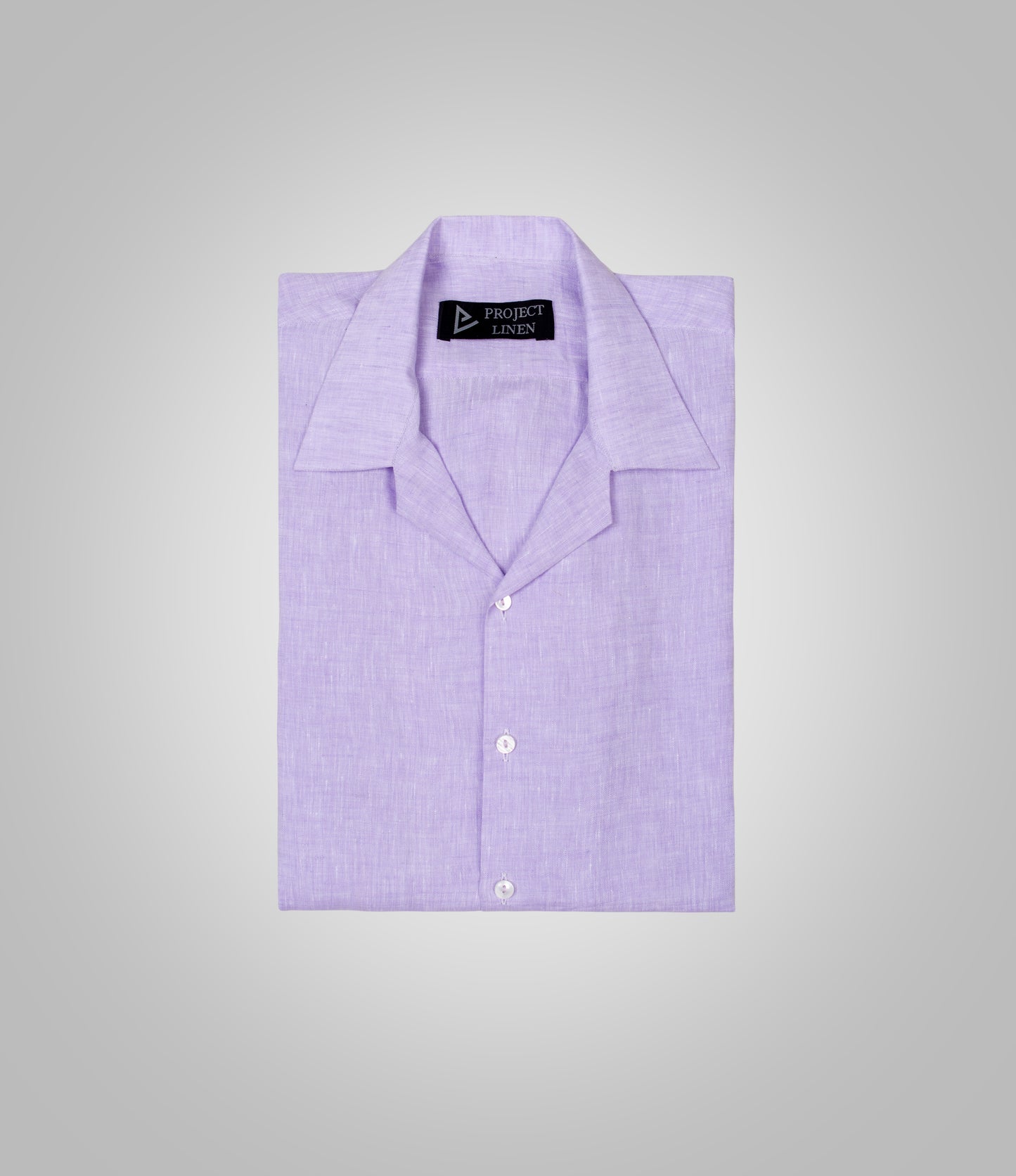 Lilac Cuban Linen Shirt
