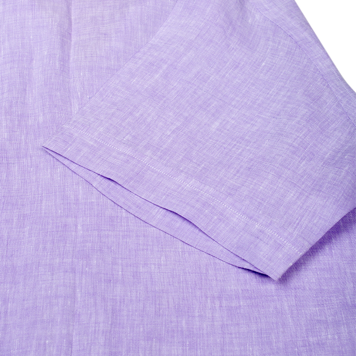 Lilac Cuban Linen Shirt - Her's