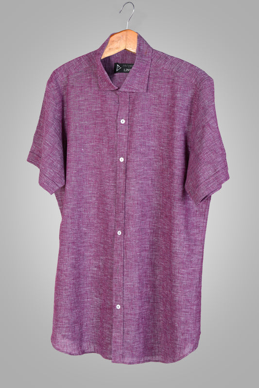 Purple Linen Shirt