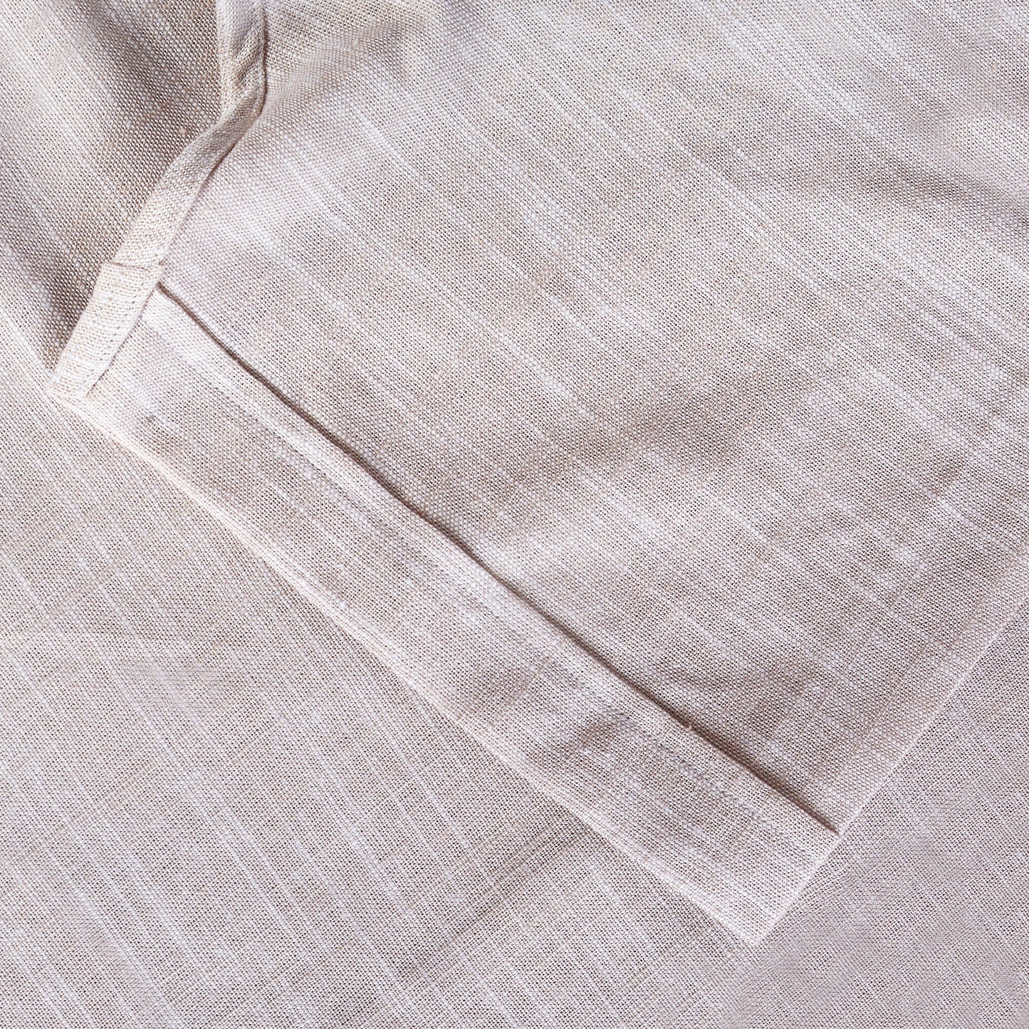 Beige Cuban linen Shirt - Her's