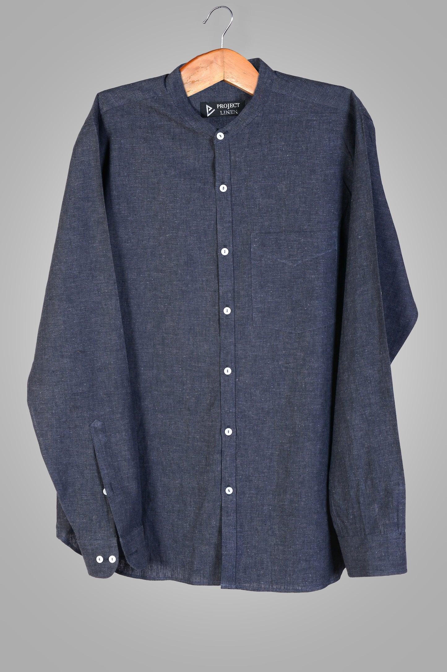 Charcoal Grey Linen Shirt – Project Linen