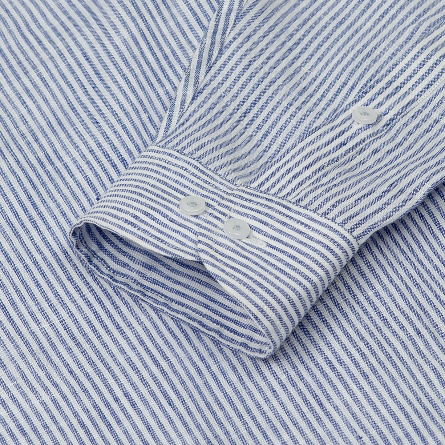 Blue Stripes Linen Shirt