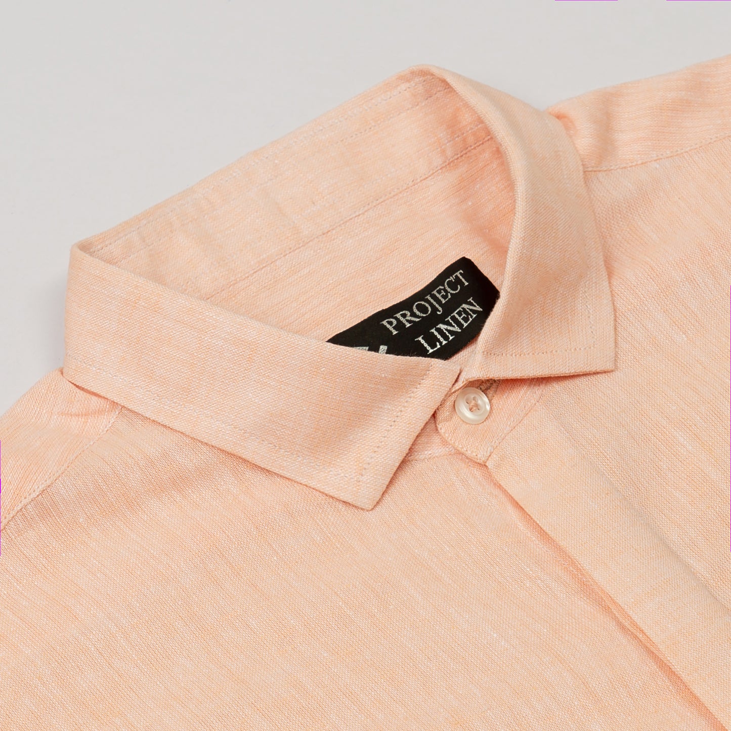 Peach Linen Shirt