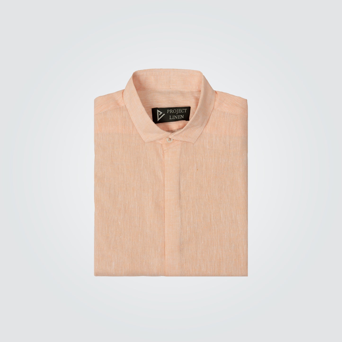 Peach Linen Shirt