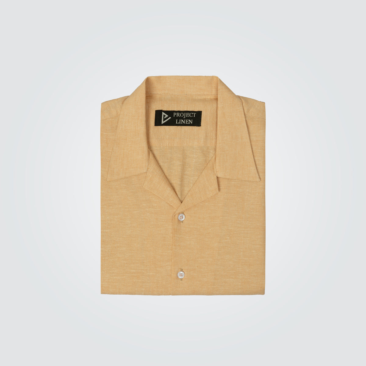 Project Linen Marigold Cuban Linen Shirt – Project Linen