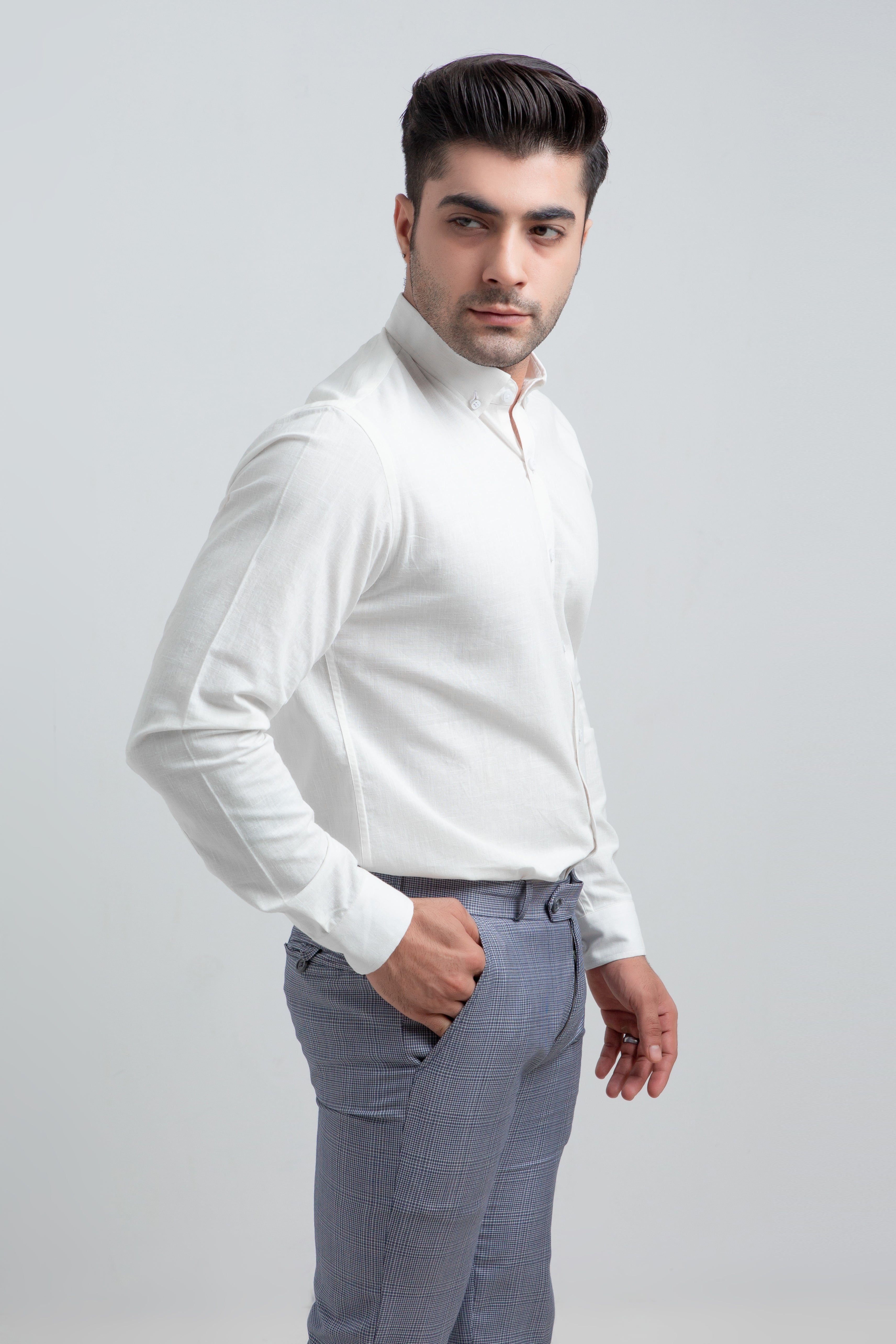 Project Linen White Button-down Linen Shirt – Project Linen