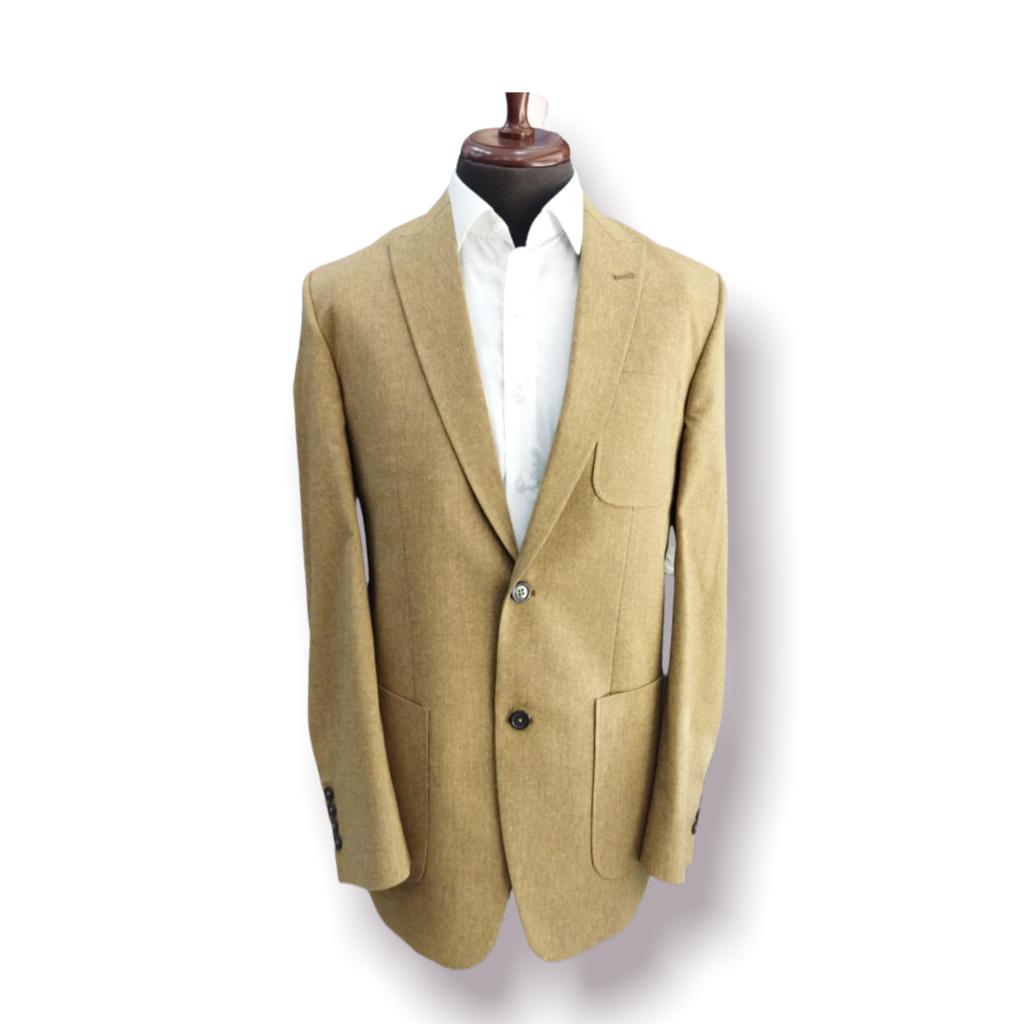 Tobacco Linen Blazer