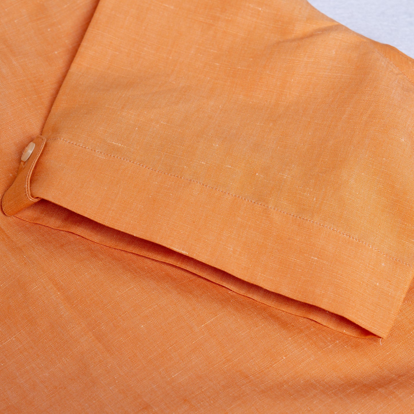 Carrot Orange Linen Shirt